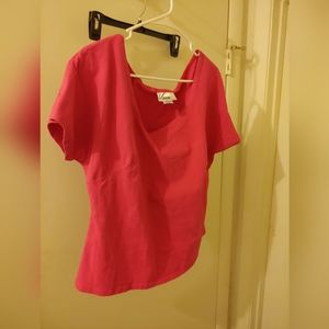 Vixen by Micheline Pitt Hot pink man trap top